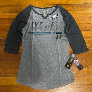 Girls Philadelphia Eagles Carson Wentz Shirt M 7/9